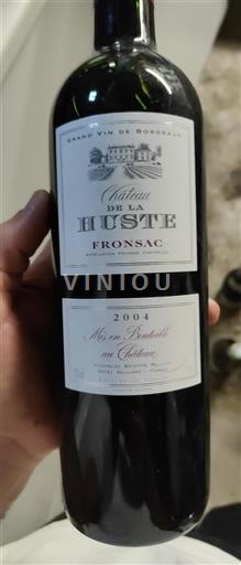Bordeaux Fronsac Château La Huste 2004