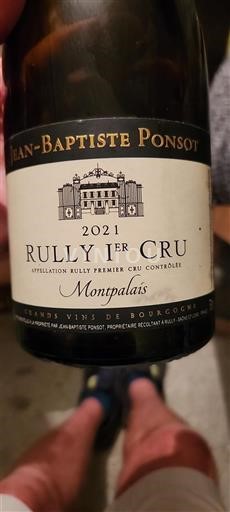 Bourgogne Rully Premier Cru Jean-Baptiste Ponsot Montpalais 2021