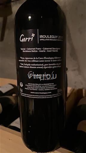 Sud-Ouest Irouléguy Cave Irouléguy Gorri 2019