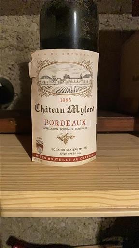 Bordeaux Château Mylord 1985