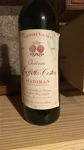 Sud-Ouest Madiran Château Laffitte-Teston Vieilles Vignes 1989