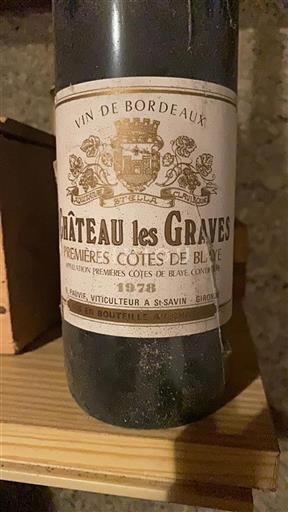Bordeaux Château Les Graves 1978
