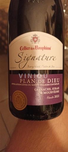 Rhône Valley Not Specified Cellier des Dauphins Signature 2022