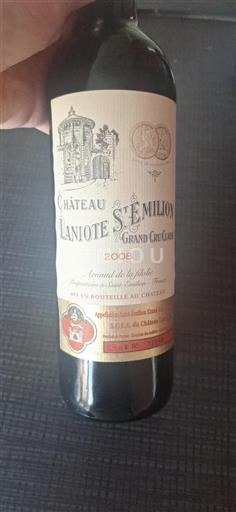 Bordeaux Saint-Émilion Grand Cru Château Laniote 2008