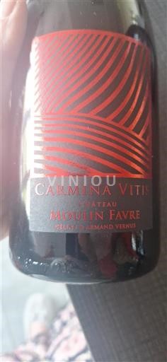 Beaujolais Morgon Château Moulin Favre Carmina Vitis 2023