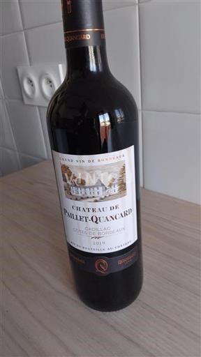 Bordeaux Cadillac-côtes-de-bordeaux Château Paillet-Quancard 2019