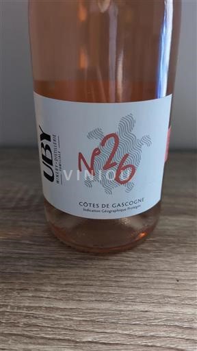Sydvestfrankrig Côtes de Gascogne Uby No 26 Ikke årgangsbestemt