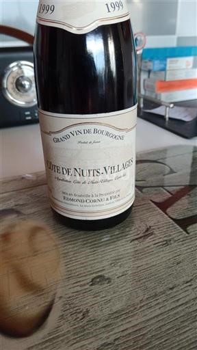 Burgundsko Côte de nuits villages Edmond Cornu & Fils 1999