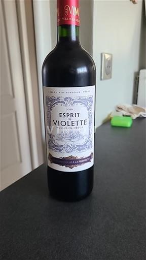 Bordeaux Moulis-en-Médoc Esprit de Violette 2020