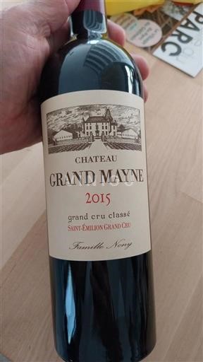 Bordeaux Saint-Émilion Grand Cru Grand Cru Château Grand Mayne 2015
