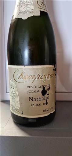 Champagne Cuvée Spéciale Communion Nathalie 1985