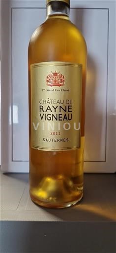 Bordeaux Sauternes Premier Cru Château Rayne Vigneau 2011