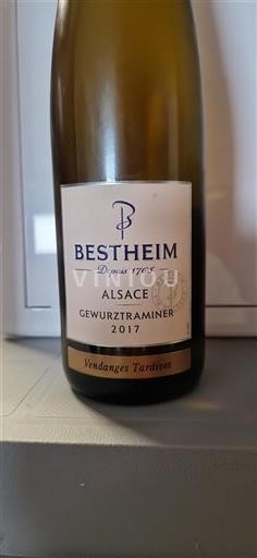 Alsazia Gewürztraminer Vendanges Tardives Bestheim Gewurztraminer 2017