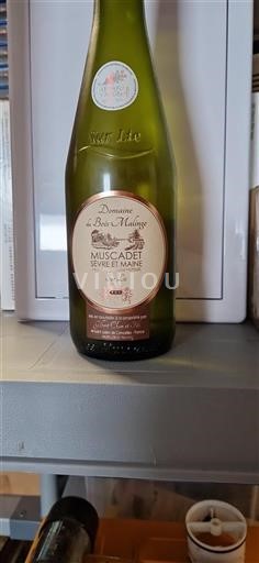 Loire Valley Muscadet Sèvre et Maine Domaine Bois Malinge 2023