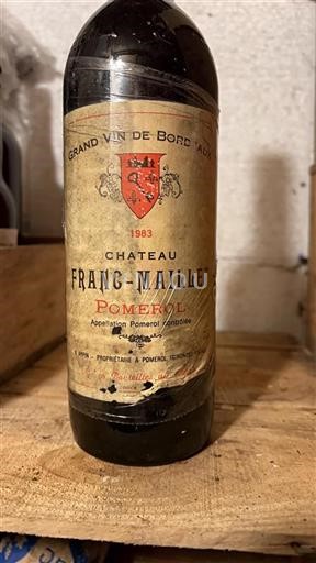 Bordeaux Pomerol Château Franc-Maillet 1983