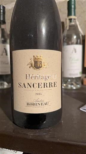 Vallée de la Loire Sancerre André Robineau Héritage 2015