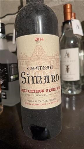 Bordeaux Saint-Émilion Grand Cru Grand Cru Château Simard 2014