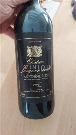 Bordeaux Saint-Émilion Château Jacqueminot 1993
