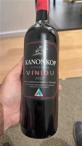 Vin Rouge sec Kanonkop 2022 Afrique du Sud Région côtière Stellenbosch
