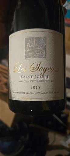 Rhône Valley Saint Joseph Cave Saint-Désirat Les Soyeux 2018