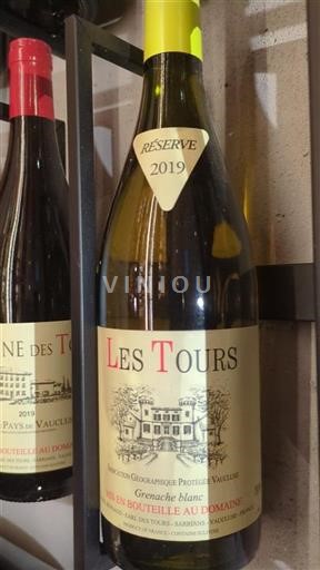 Valle del Rodano Non specificato Château Des Tours Réserve 2019