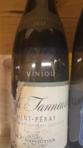 Vallée du Rhône Saint-Péray M. Chapoutier Les Tanneurs 2012