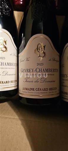 Bourgogne Gevrey-chambertin Domaine Gérard Seguin Terroir du Domaine 2023