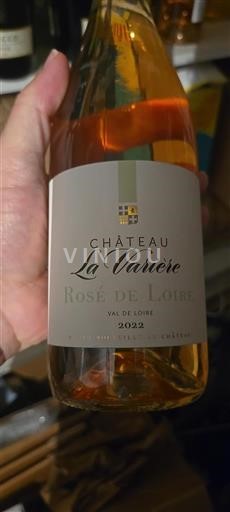 Údolí Loiry Rosé de Loire Château La Varière 2022