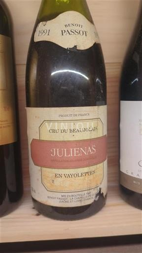 Beaujolais Juliénas Benoit Passot En Vayolette 1991