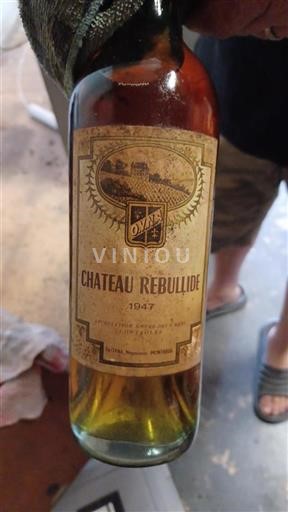 Bordeaux Entre-deux-mers Château Rebullide 1947