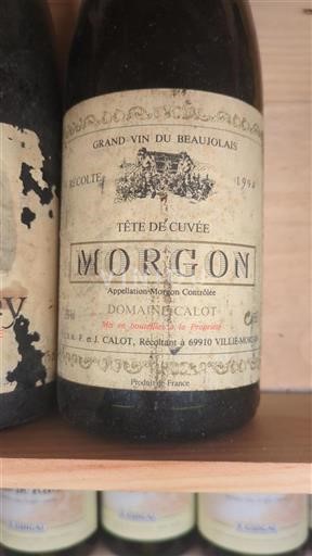 Beaujolais Morgon Domaine Calot Tête de 1994