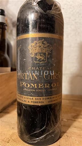 Bordeaux Pomerol Château Certan-Giraud 1987