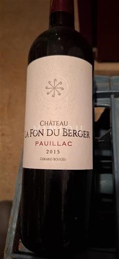 Burdeos Pauillac Château La Fon du Berger 2015