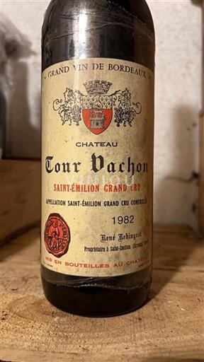 Bordeaux Saint-Émilion Grand Cru Tour Vachon 1982