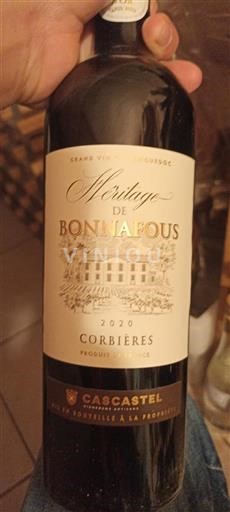 Languedoc Corbières Cascatel Héritage de Bonnafous 2020