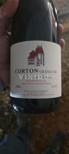Burgundy Corton Grand Cru Château Corton C Le Clos du Château 2018