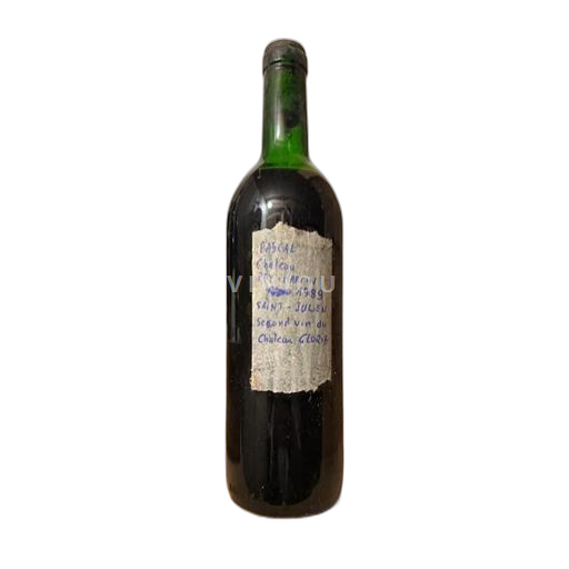 Bordeaux Saint-Julien Château Pey-Martin Second vin du château Gloria 1989