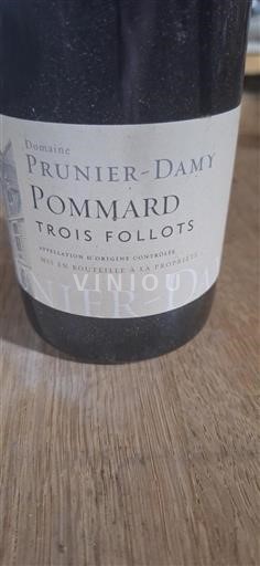 Burgundy Pommard Prunier-Damy Trois Follots 2017