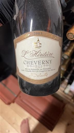 Údolí Loiry Cheverny Domaine Delaille L'Héritière 2003