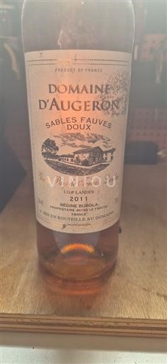 Sydvestfrankrig Ikke specificeret Domaine Augeron Sables Fauves Doux 2011