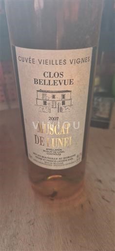 Languedoc Muscat de Lunel Clos Bellevue Vieilles Vignes 2007