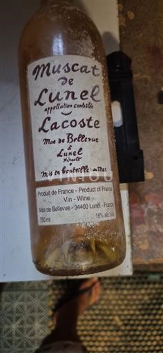 Languedoc Muscat-de-lunel Mas de Bellevue Lacoste Non Millésimé