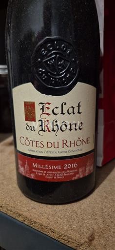 Rona dolina Côtes-du-Rhône Éclat du Rhône 2016