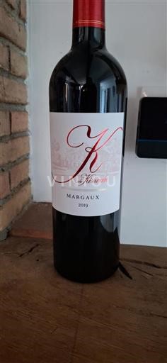 Bordeaux Margaux Kirwan K de Kirwan 2019