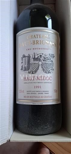 Bordeaux Haut-Médoc Cru Bourgeois Château Haut-Brignays 1991