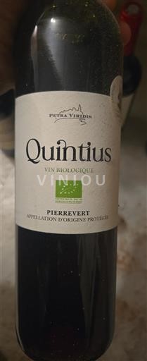 Vallée du Rhône Pierrevert Petra Viridis Quintius Non Millésimé