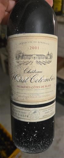 Bordeaux Unspecified Château Haut-Colombier 2001