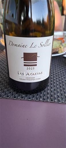 Languedoc et Roussillon Cévennes Domaine Le Sollier Les Acacias 2023