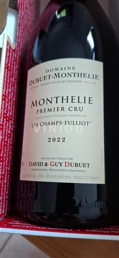 Burgundsko Monthélie Premier Cru Domaine Dubuet-Monthelie Les Champs-Fulliot 2022