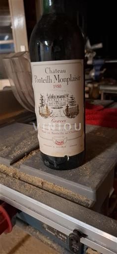 Bordeaux Graves Château Ponteil Monplaisir 1980